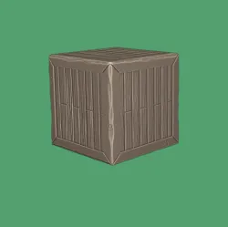Wooden crate - Wooden Create - Fantasy