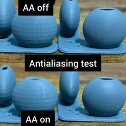 X Y Antialiasing test model