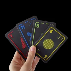 3D PLAYING CARDS WITH BRAILLE