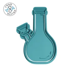 420 Cannabis (no4) Bong - Cookie Cutter - Fondant - Polymer Clay