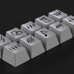 Akatsuki headbands naruto keycap set