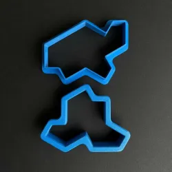 Aperiodic monotile cookie cutters