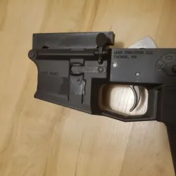 AR15 Trigger Test Fixture Block attaches to Front pin