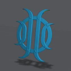 Ashen Claws 20mm X 20mm emblem for flat surfaces