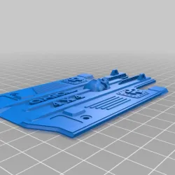 Axial SCX10 Rear Chassis Rail cover