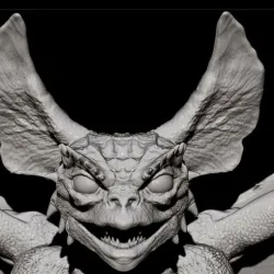 Bat Gremlin, 1 piece (Not cut and keyed)