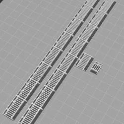 Batignolles H0 model railings model train