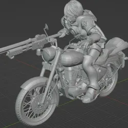 Biker nun