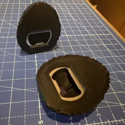 Bottle opener egg with a magnet
