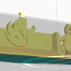 charmander slab holder/stand