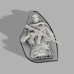 COD MOBILE KEYCHAIN