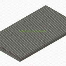 corrugated sheet metal template