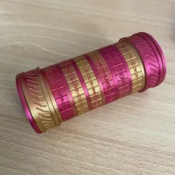 Da Vinci cylinder code puzzle