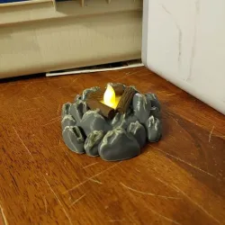 Desk top campfire