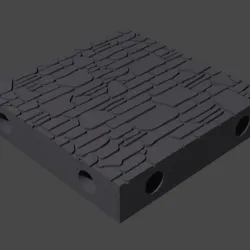 DnD Cobblestone Tile (with magnet holes)