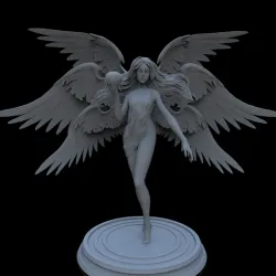 Ethereal Elegance: Angel of Death