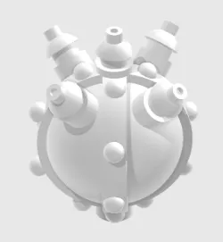 Evil Dwarf Mortar Boomba Bomb 28mm