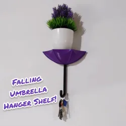 Falling Umbrella Hanger Shelf