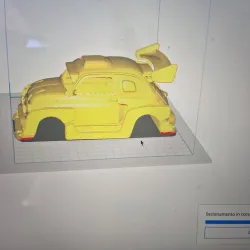 fiat 500 rc body shell