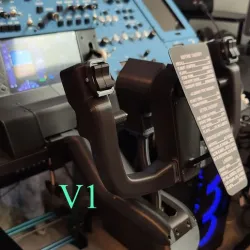 Flight SIM 3D Printable Yoke Kit | Joystick (Linear Hall Sensors Version)