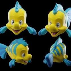 Flounder - Little Mermaid V2
