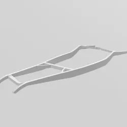 Ford 32 Hotrod Frame  1:24 & 1:25 Scale