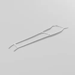 FORD 32 HOTROD FRAME - EXTENDED FRONT 1:24 & 1:25 SCALE