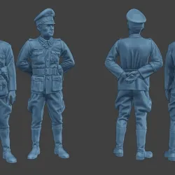 German Officers Stand ww2 G5