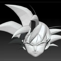 Goku Face 3 - Dragonball
