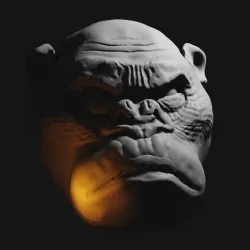 gorilla head