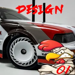 HOT Custom Wheel - Design 01 - fits Tamiya TT02
