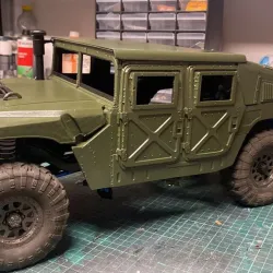 hummer h1 military crawler bodywork