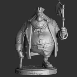 John Silver FOR 3D PRINT STL  assemble