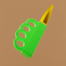 knuckle duster knife - Dark Little Tykes "prank"