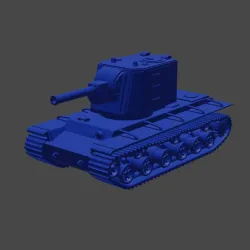 KV2 - older version 3d print stl (ROTABLE TURRET)