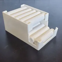 large lip balm tubes gravity fed |  balm stick  container dispenser | 3D stl model for 3D printing