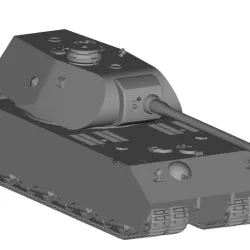 maus prototype German heavy tank
