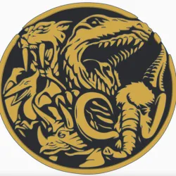 Mighty Morphin Power Rangers Mega Zord Coin