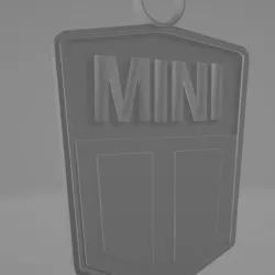 Mini Cooper keychain