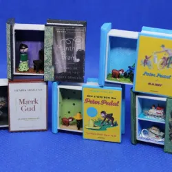 miniature book with hidden room