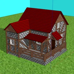 model old house