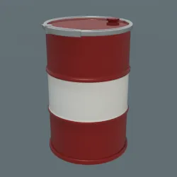 oil drum 1:30 model