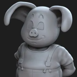 Oolong - Dragon ball Z - 3d print ready