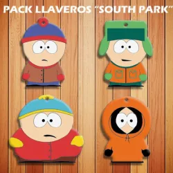 PACK 4 KEY RINGS "SOUTH PARK".