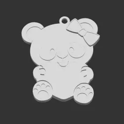 Panda Keychain