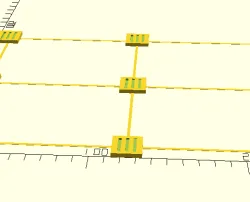 Parametric Bed Level Test with Leveled Top and Bottom Cutouts