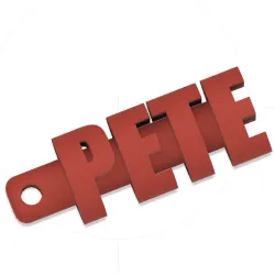 PETE KEYCHAIN