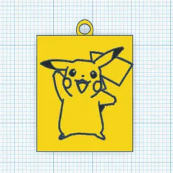 Pikachu Keychain
