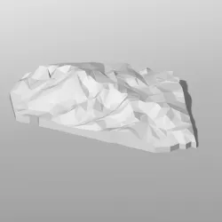 Pikes Peak - Low Poly