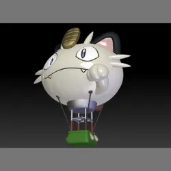 Pokemon  Team Rocket Baloon Meowth